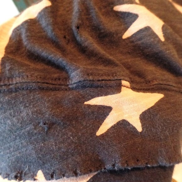 Magnolia Pearl Francis Pullover Galaxy Cotton Jersey Distressed TUNIC Tee OS NWT - Picture 5 of 10